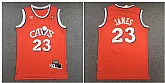 Cavaliers 23 Lebron James Orange Hardwood Classics Jersey,baseball caps,new era cap wholesale,wholesale hats